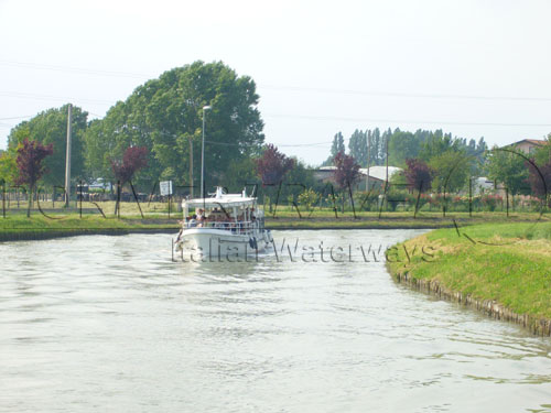 In navigazione sul Fiume Brenta